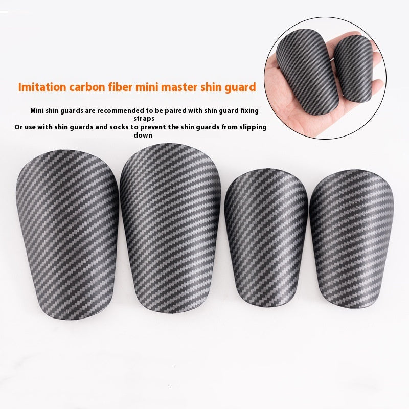 Football Training Shin Guards – Kids & Youth Protective Gear with Carbon Fiber Finish