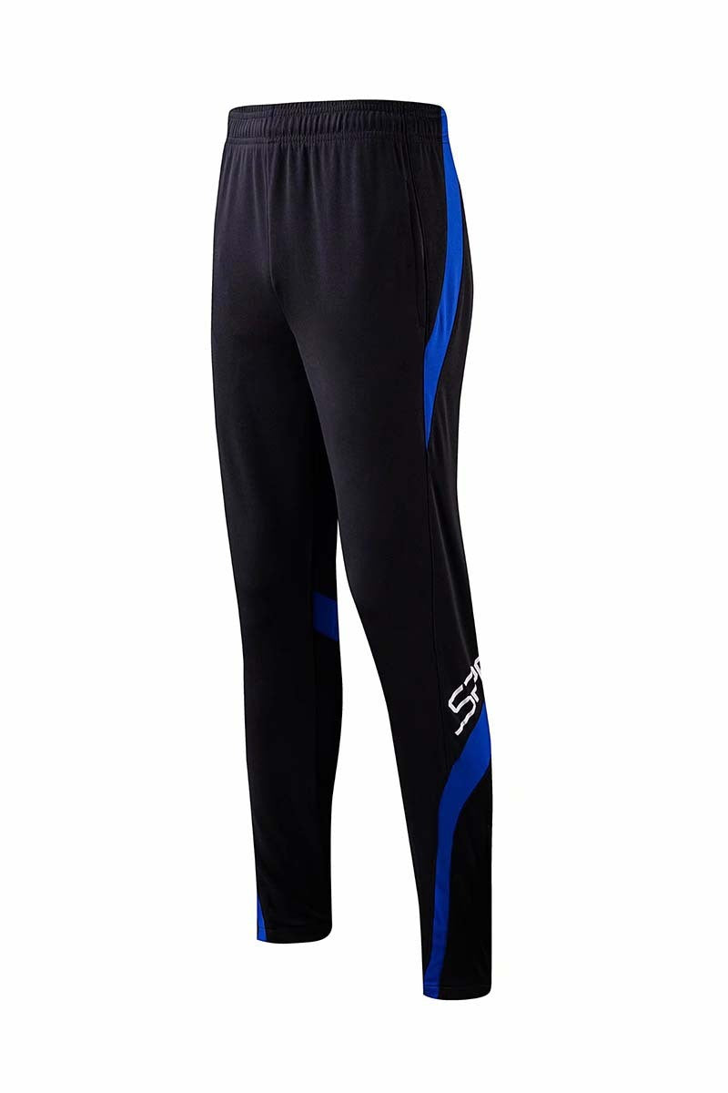 Men's Football Training Pants – Lightweight Athletic Tracksuit Bottoms (Breathable Fiber Blend)