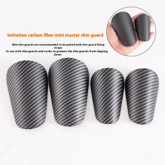 Football Training Shin Guards – Kids & Youth Protective Gear with Carbon Fiber Finish