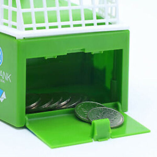 Electric Soccer Player Goal Kicking Football Piggy Bank Coin Money Saving Box