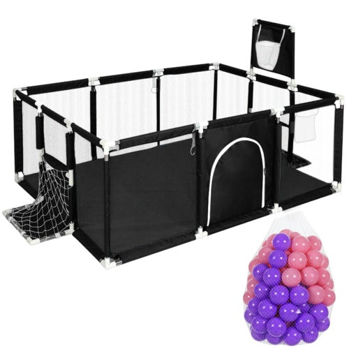 Large Baby Playpen Children Toddler Kids Indoor Play Pen   Balls Pool Basket